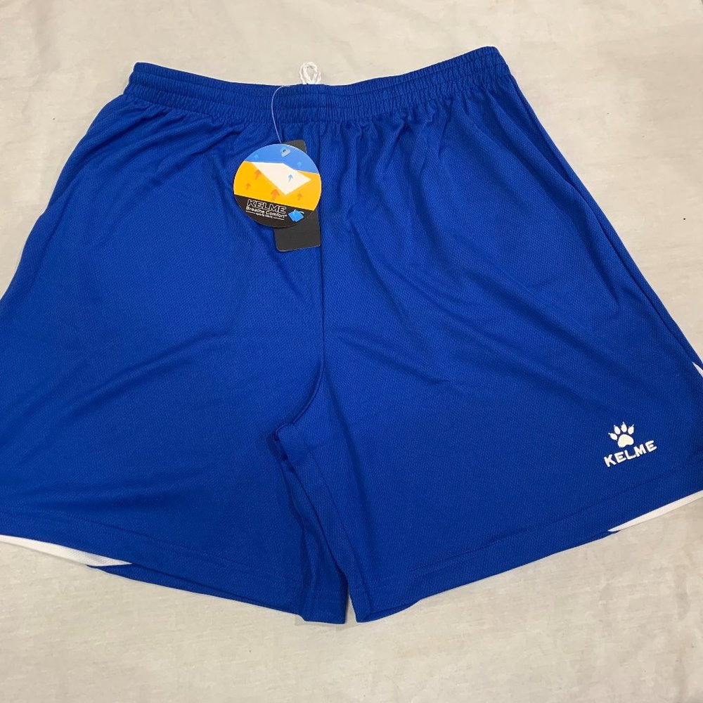 🦜  NWT KELME MENS SOCCER ATHLETIC SHORTS SIZE XL 🦜